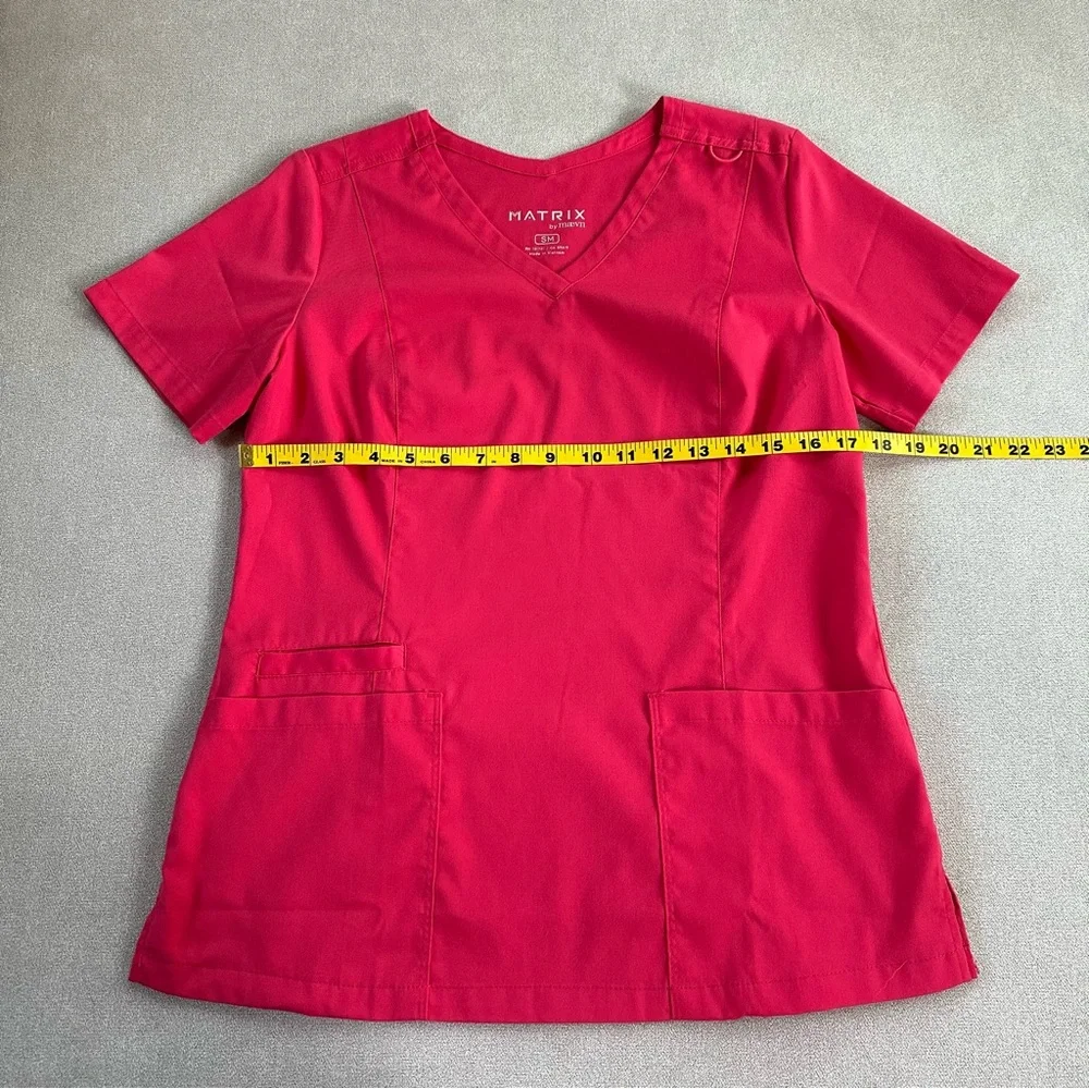 Maevn Matrix Women's Matching Scrub Set. Small. Watermelon.